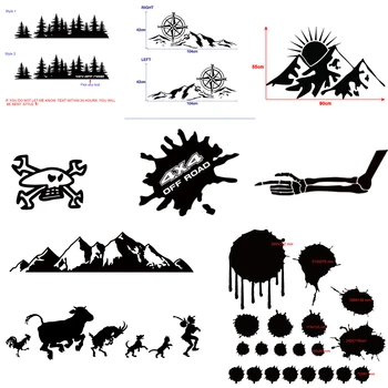 

An option contains only one piece product graphic vinyl car accessories stickers decals custom fit for all car