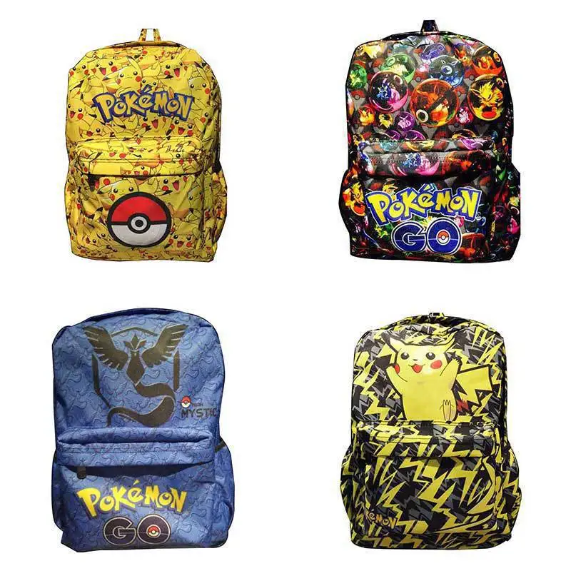 2021 Anime Pokemon School Bags Backpacks Pikachu Kids Big Capacity Travel Bag Teenagers SchoolBag Girls Boys Rucksacks | Игрушки и хобби