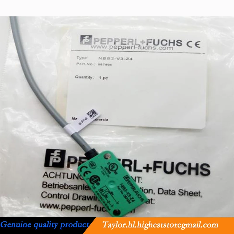 Pepperl+ Fuchs Бесконтактный переключатель NBB3-V3-Z4 прямоугольный DC 24V двухпроводной нормально открытый Z5 нормально закрытый