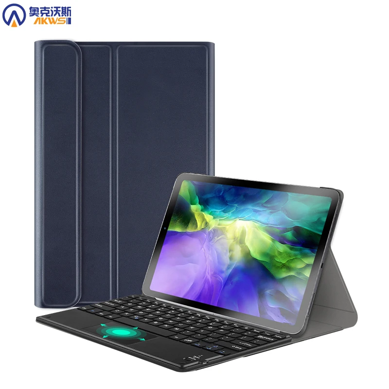 Per Ipad Pro 11 2020 Custodia Con Tastiera, Tastiera Russa Per Ipad Pro 11 2018 2020 Wireless Magic Touchpad Keyboard Funda