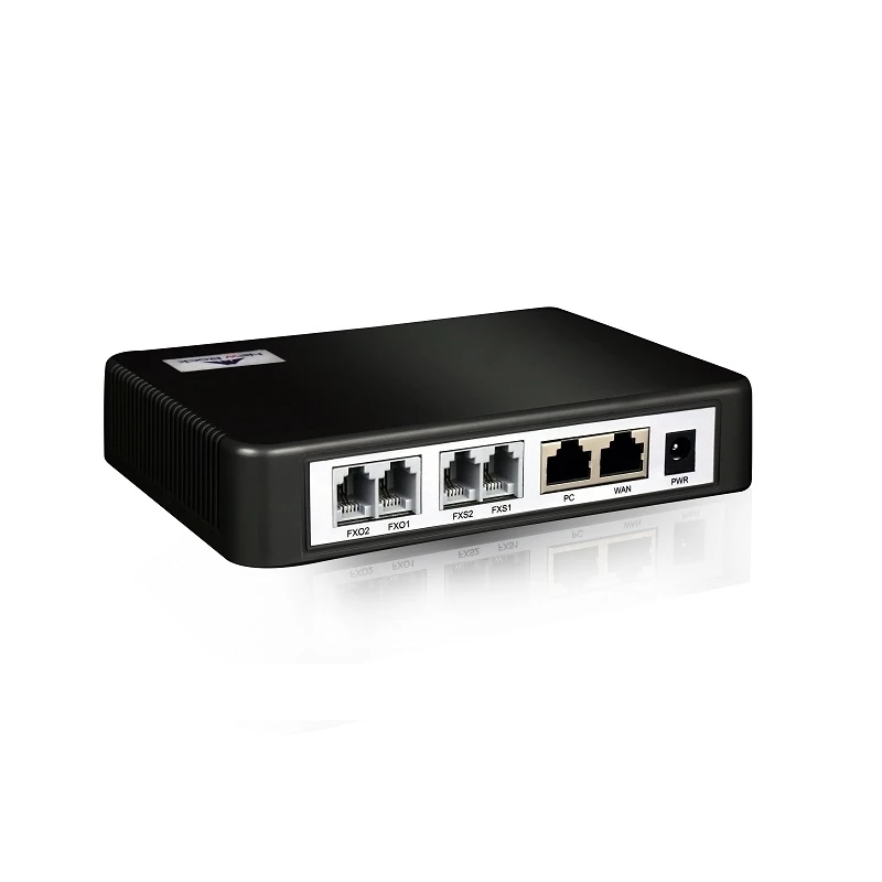 Бренд Newrock HX422G 2 FXO FXS шлюз SIP voip телефонии Аналоговый адаптер VoIP Elastix совместимый с