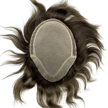 Изготовленный На Заказ аппарат для протезов волос для накладка из искусственных волос для мужчин