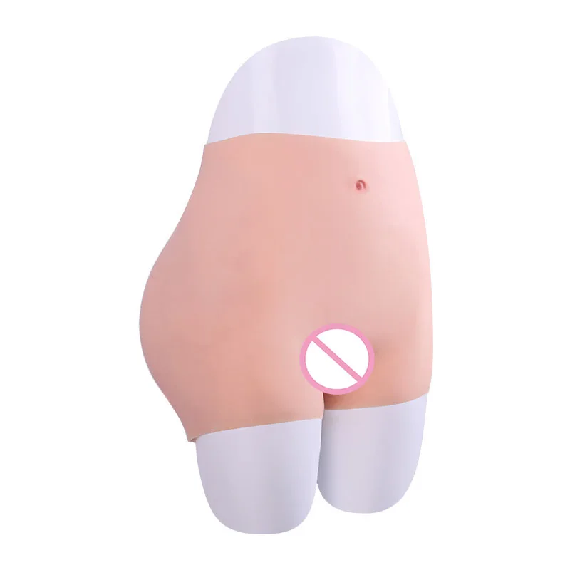 Artificial Silicone Realistic Fake Vagina Underwear Shorts Panties For Transvestite Crossdresser Transgender Shemale Drag Queen