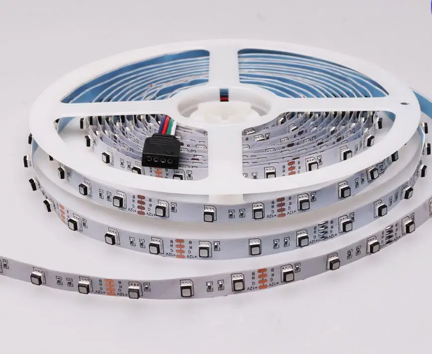 [Seven Neon] 5 м SMD 3535 светодиодный RGB полоса, 60 светодиодный/м, 12 Вт/м, супер яркий тонкий 8 мм FPBC светодиодный ленточный, 12 В, красочный светильник