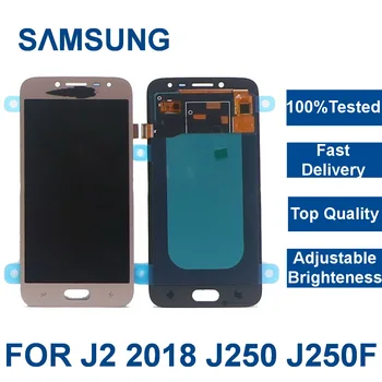 

100%Tested LCD For Samsung Galaxy J2 pro 2018 J250 J250F J250H Display Touch Screen Digitizer Assembly with Adjust Brightness