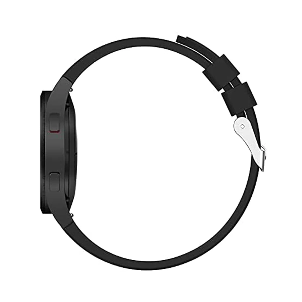 Premium 20mm Silicone Sport Watch Strap - Classic Design