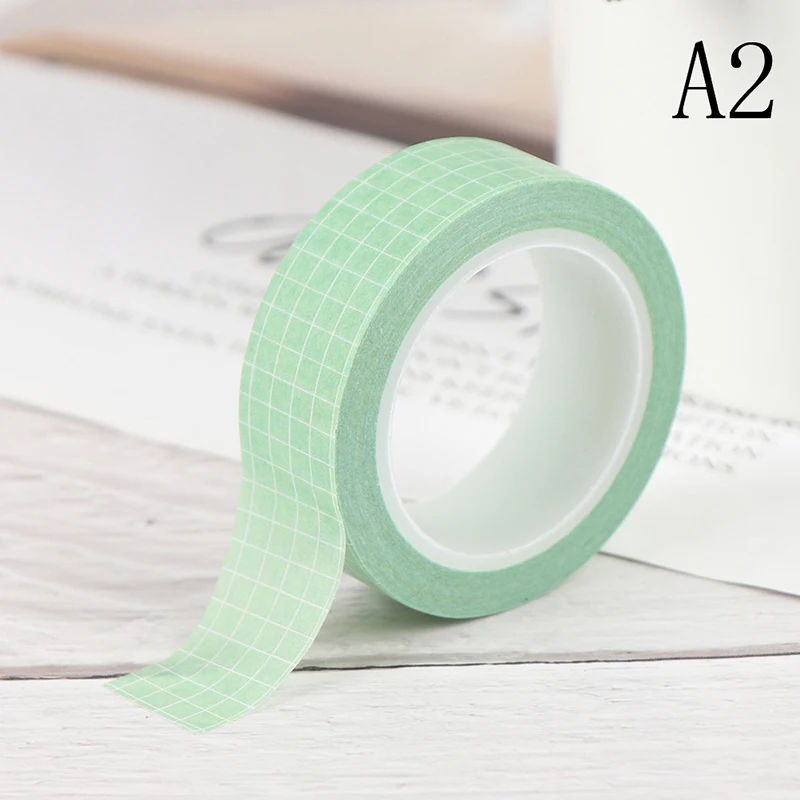 Сетка васи лента японская бумага DIY планировщик маскировки клейкая лента наклейки с лентами Канцелярские Декоративные ленты - Цвет: A2