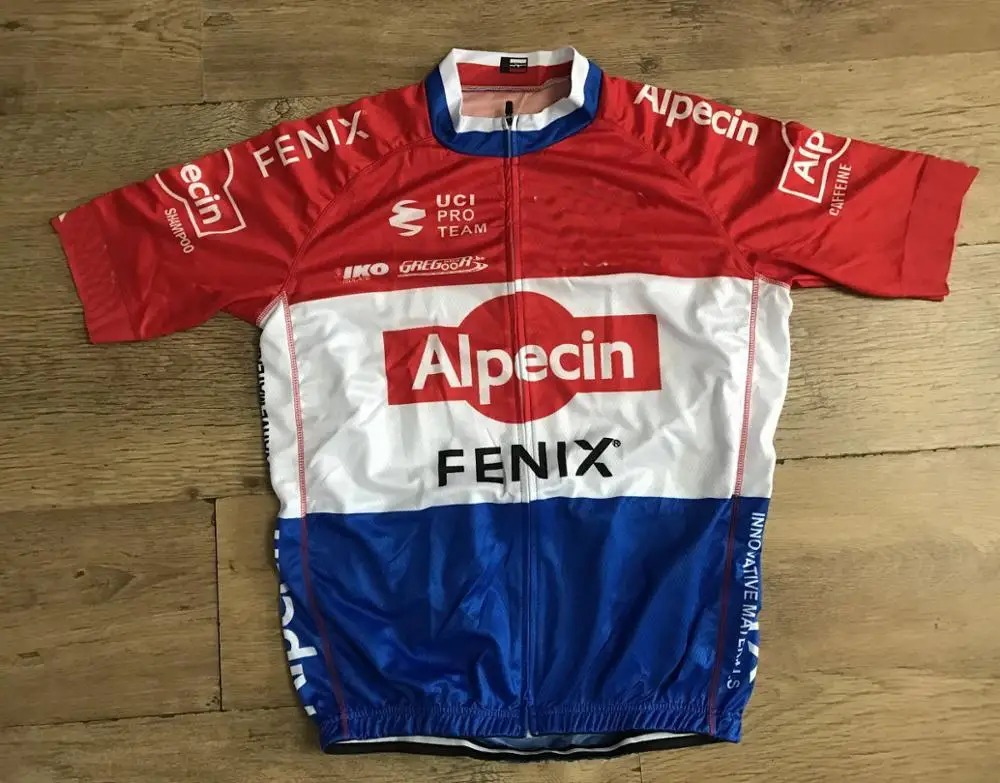 2020 ALPECIN FENIX PRO команда голландский Чемпион только с коротким рукавом Велоспорт