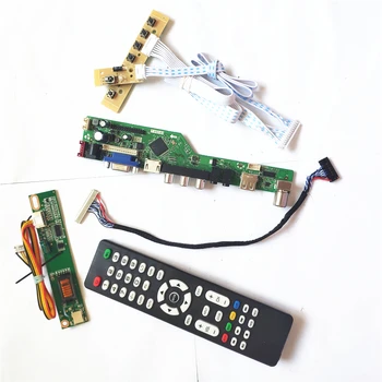 

For LTN154P3-L01/L02/L05 T.V56 controller board LCD display Remote+Inverter+keyboard 1CCFL 30Pin LVDS VGA HDMI AV USB RF DIY kit