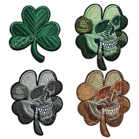 Buy Decorative Embroidered Patch Tactical Skull Military Reflective Patch Emblems Rubber Funny Badges Embroidery Motorcycle Patches Online - Image 5
