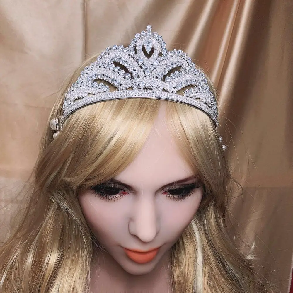 Wedding crown hair ornament retro bridal headdress Rhinestone Crystal headdress bridal crown Wedding Hair Ornament