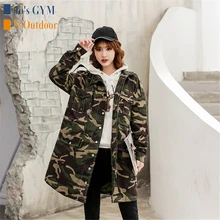 Новинка, модная свободная камуфляжная уличная одежда, мульти-карман, длинный рукав, повседневная куртка для женщин, для спорта на открытом воздухе, кемпинга, пеших прогулок, джинсовые куртки