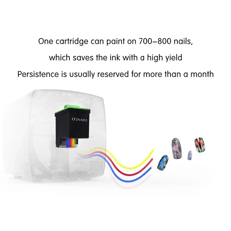 Умная машина для маникюра SM10N картридж 3D машина для рисования ногтей картридж HD цветной картридж для моделей V11 и W1 принтер для ногтей