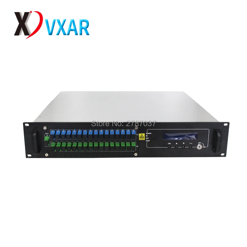 CATV highpower EDFA/EYDFA with WDM for FTTX pon