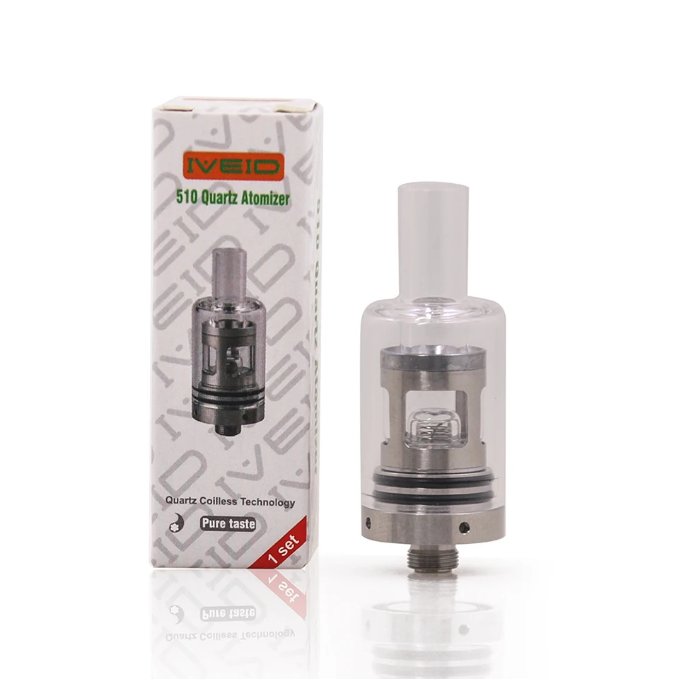 Original Veeape Quarta Glowcore Atomizer Tank Wax Quartz Boiler Core Heating Dry Herb Vaporizer For 510 Thread 15-40w Mod (1)