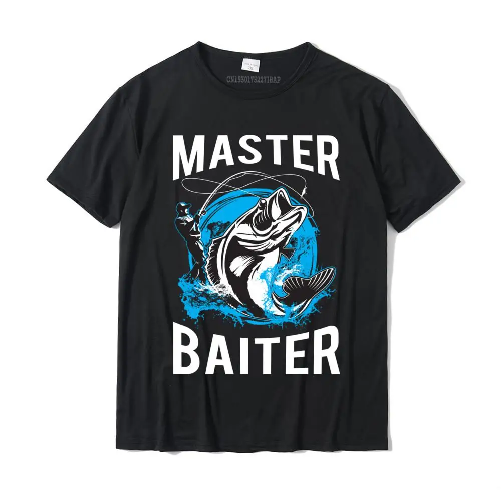 Normal Summer Tops & Tees Short Sleeve for Men 100% Cotton Summer/Fall O-Neck Tshirts Camisa Tops T Shirt Brand Mens Master Baiter Hoodie Funny Fishing Master Baiter Hoodie__MZ23981 black