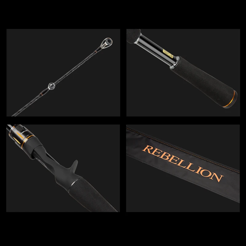 DAIWA REBELLION L Baitcasting And Spinning Lure Fishing Rod Trout