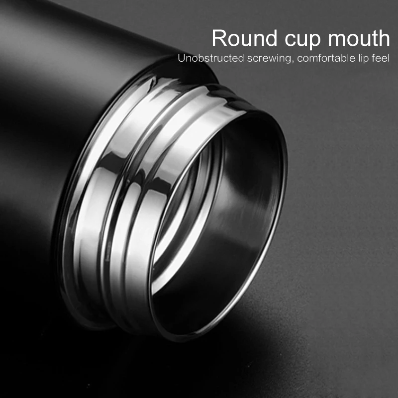 New Stainless Steel Smart Cup LED Digital Smart Vacuum Cup Thermos Hot Water Bottle Smart Travel Mug Temperature Measuring Cup 6