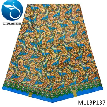 

LIULANZHI Ankara wax fabrics guaranteed quality cotton african wax fabric prints batik fabric ML13P131-ML13P150