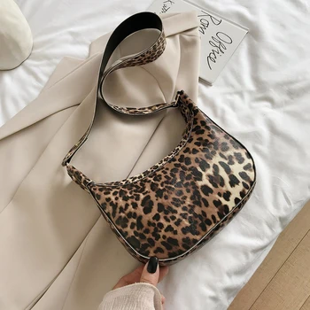 

Casual Animal Pattern Women Handbags Ladies Retro PU Shoulder Crossbody Pouch Fashion Exquisite Shopping Bag
