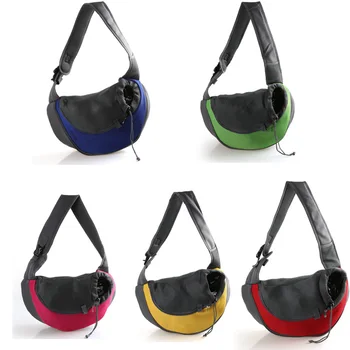 

Pet Dog Carrier Puppy Cat Kitten Sling Single Shoulder Bag Front Chest Mesh Oxford Travel Handbag Tote Pouch Outdoor