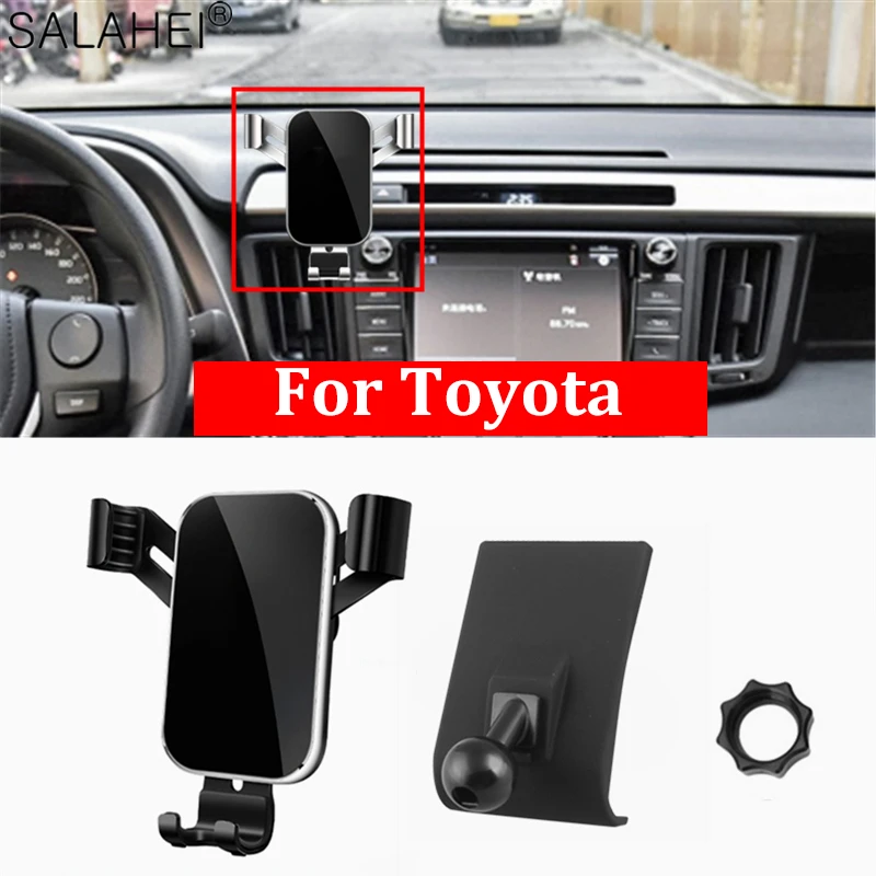 Mobile Phone Holder For Toyota RAV4 2015 2016 2017 2018 Dashboard Mount GPS Clip Stand in Car IPhone 11 Xiaomi | Автомобили и