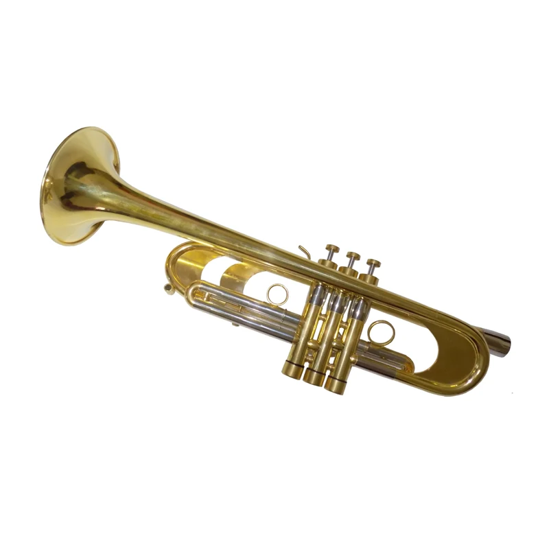 Professional Heavy Trumpet Bb with Mouthpiece Carry case Passivation