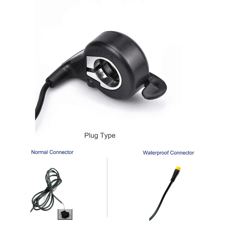 EBike Electric Bicycle Thumb Throttle, FT-21X Finger Throttle Accelerator, Speed Control for Ebike Pocket Razor Scooter Accessor EBike Electric Bicycle Thumb Throttle, FT-21X Finger Throttle Accelerator, Speed Control for Ebike Pocket Razor Scooter Accessor