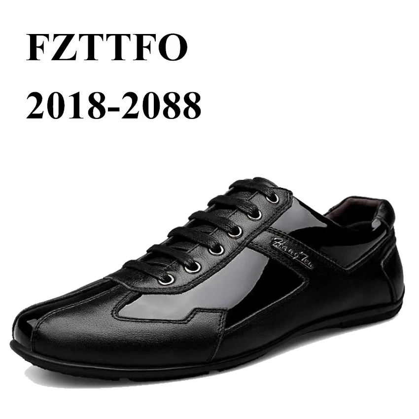 

Plus Size 35-48 Men Genuine Leather Casual Shoes,Brand Design Flats Loafers For men 2019A036