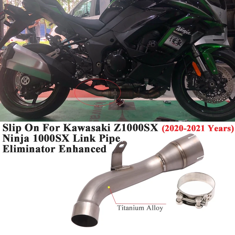 Motorcycle Exhaust Escape Modify Link Pipe Eliminator Enhanced For