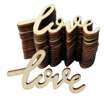 

15 PCS Wooden "LOVE " DIY Wedding Scene Props Decorations Party DIY Decorations Photography Wedding Decoration