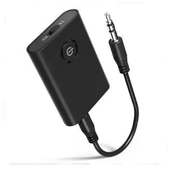 

BEESCLOVER 2-in-1 Wireless Bluetooth 5.0 Wireless Bluetooth Transmitter Receiver Adapter with 3.5mm Audio Cable +USB Cable