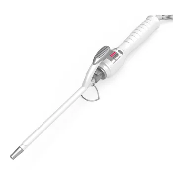 

HOT-9Mm Hair Curling Rod, Easy to Operate Safe Curling Iron, Fluffy Wool Perm Roll Bar Super Thin Curly Hair Stick EU Plug