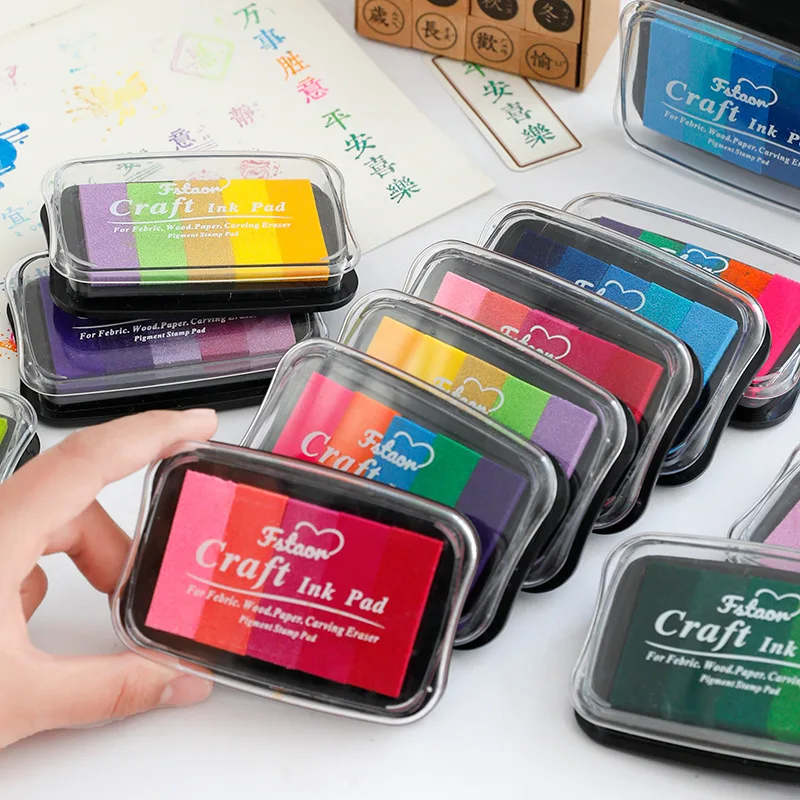 Tanio Kolorowy kolor Inkpad Retro Rainbow-Colored