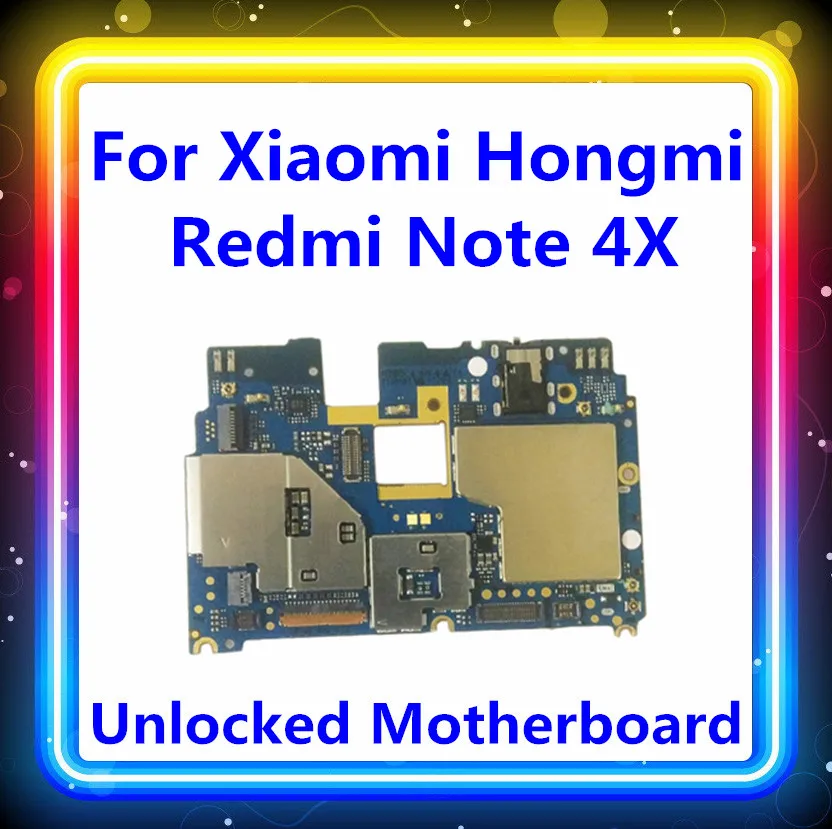 Разблокировка для Xiaomi Hongmi Redmi Note 4X материнская плата используется для hongmi Note 4X карта заменена 16 ГБ 32 ГБ 64 ГБ ОС Android с чипом