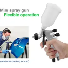 Мини-Краскораспылитель для ремонта 1,0 мм сопло низкого давления 7 отверстий воздушная крышка многофункциональное распыление