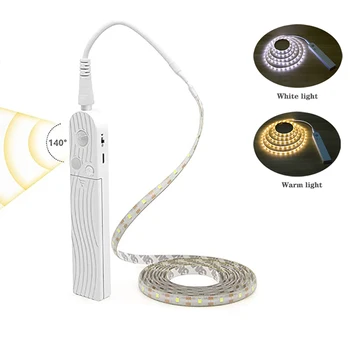 

LED Strip Light PIR Motion Sensor Lamp USB 5V Kitchen Closet Cabinet Stair Night Light Flexible TV Desktop Screen Backligh Lamp