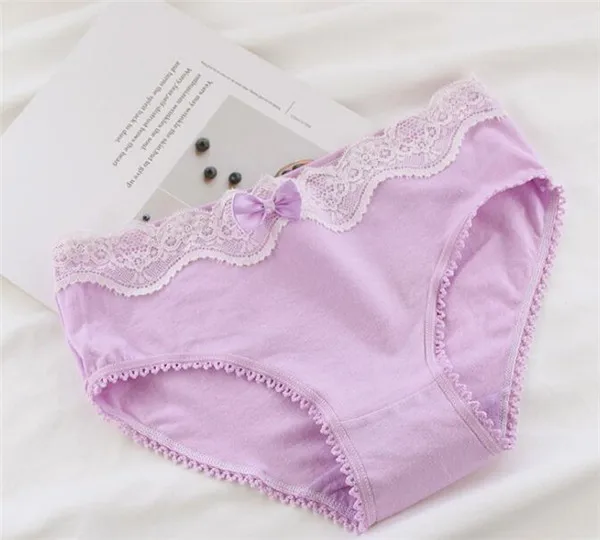 6 Fashion Cotton panties women's Children's Girls Underwear Kids shorts priefs Comfort Multi-color SQ-A-3-6