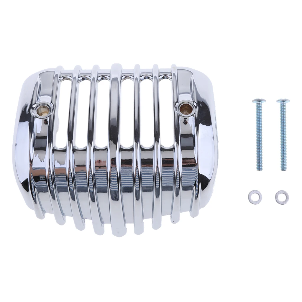 Rectifier Voltage Regulator Cover Silver For  Softail 2001-2017 Models
