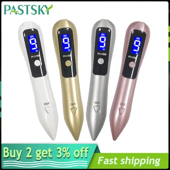 

LCD Plasma Pen 9 Level Laser Tattoo Mole Removal Machine LED Lighting Home Face Skin Tag Freckle Wart Dark Spot Remover Tools