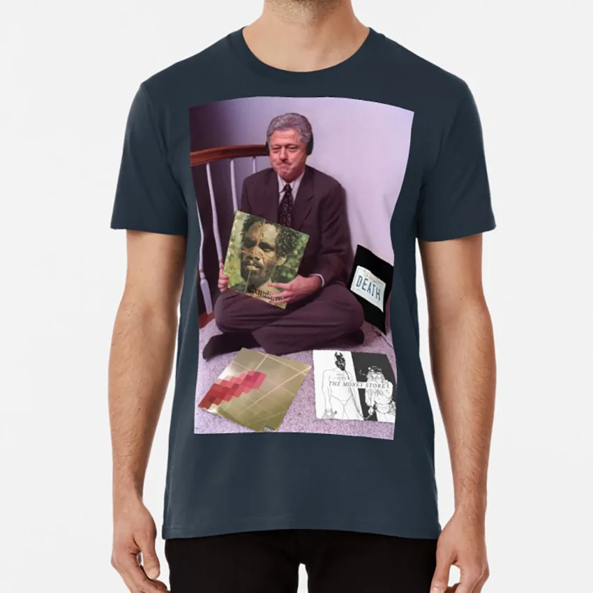 Футболка Noided Clinton death grips Билла Клинтона money store Энтони фантано мем Грипсы Стефана