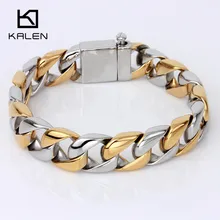 Для мужчин 23 см звено цепи Браслеты высокое качество Нержавеющая сталь египетского золотые Цвет браслеты из нержавеющей стали, ювелирные изделия, ювелирные изделия, прямые поставки из Китая