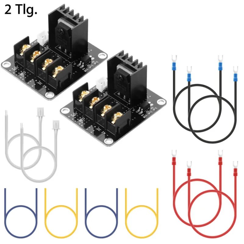 Mosfet W/кабель Ramps Отопление кровать предохранитель Материнская плата замена для 3d принтера
