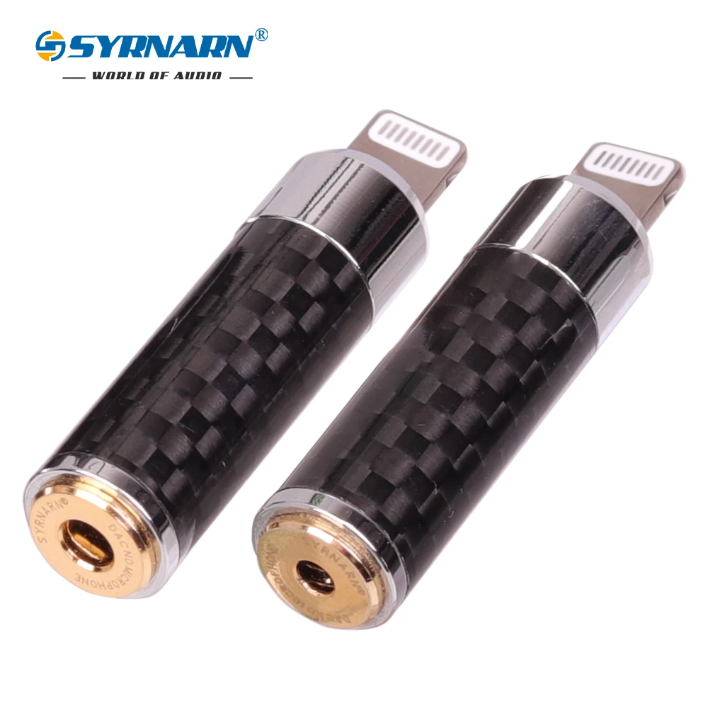 SYRNARN for lightning to 3 5mm 2 5 3 5 Headphone jack adapter audio converter for apple iphone7 8puls x xr xs ios 11 12promax