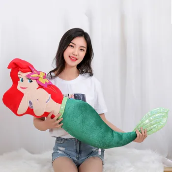 

Disney Big Size Cushion Mermaid Dakimakura Car Sofa Throw Pillow Action Figure Model Toys Students Children Gift M5396
