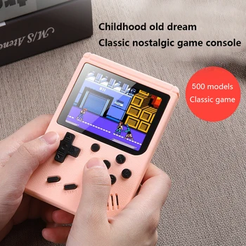 

3.0 Inch Screen Portable 8 Bit Gaming Player Handheld Video Games Console Built-in 500 Retro Classic Games Mini Pocket Gamepads