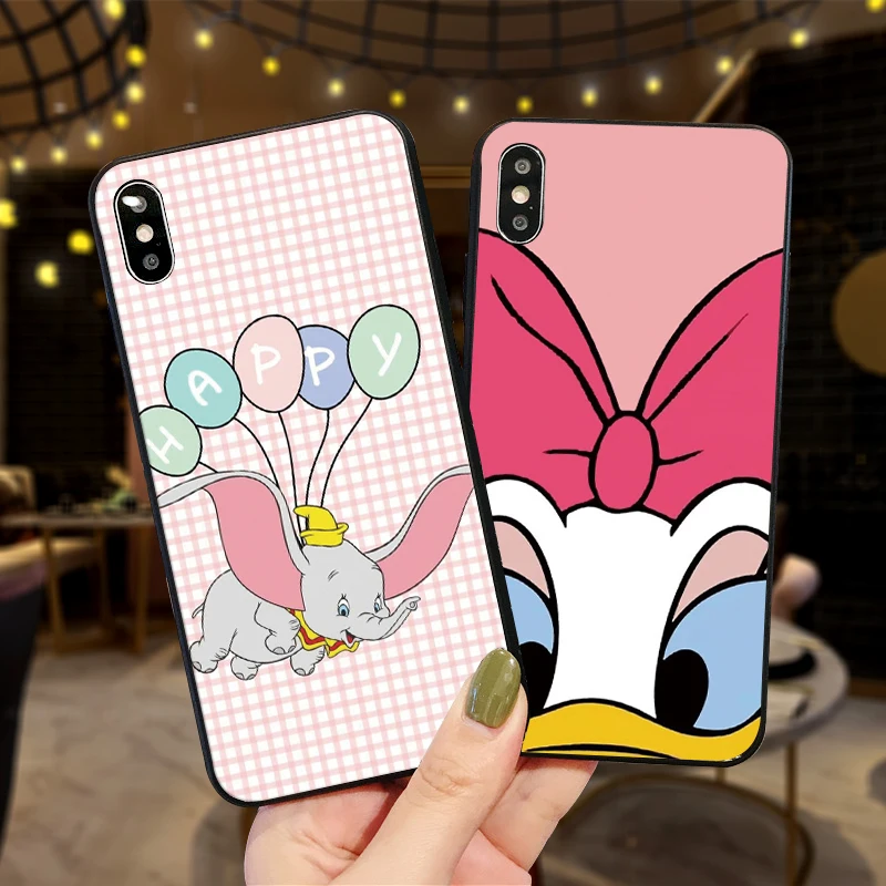 

Cute dumbo Donald Duck pink For Xiaomi Redmi Note 5 S2 7 Plus 6 3 3S Pro 4A 4X 5A 6A Prime Case For Mi 9 8 RG Lite