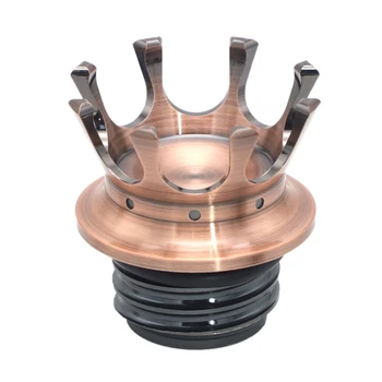 

King Crown Style Gas Oil Cap Fuel Tank Cover for Sportster Softail