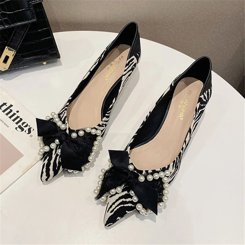Pearl Sexy Heels for Women Elegant Party Evening Women Shoes Fashion Luxury Shoes for Women
