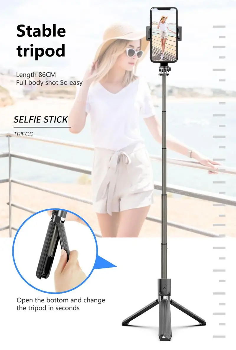 Tongdaytech trípode de palo de Selfie 3 en 1, Estabilizador de cardán de  mano antivibración para Iphone, Samsung, Xiaomi, Estabilizador de teléfono  inteligente|palos de selfie| - AliExpress